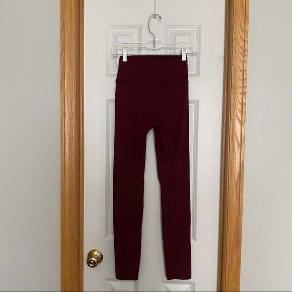 Sezane EPS Mauve Pink High Waisted Leggings Size XS - Picture 11 of 12